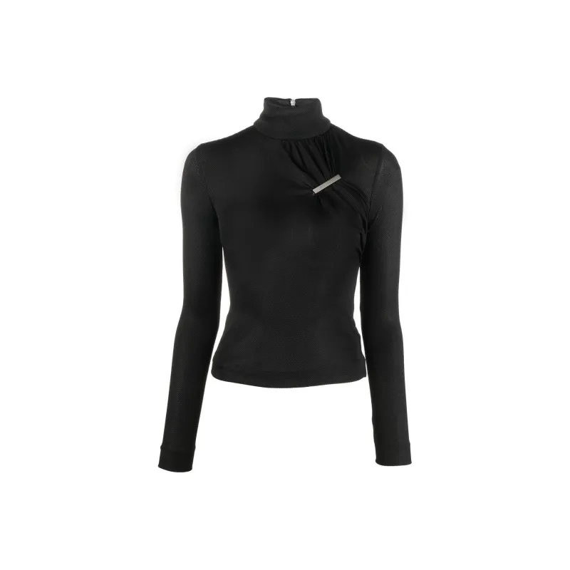 1017 ALYX 9SM High-Neck Logo Detailed Top-0