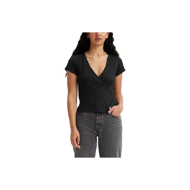 Levis T-Shirts Women's Black-0