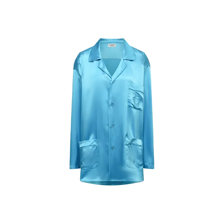 Balenciaga Shirts Women's Royal Blue-0