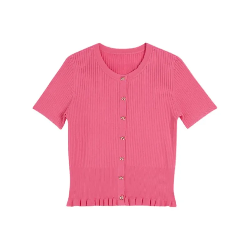 Yiner Knitwear Women's Rose Red-0