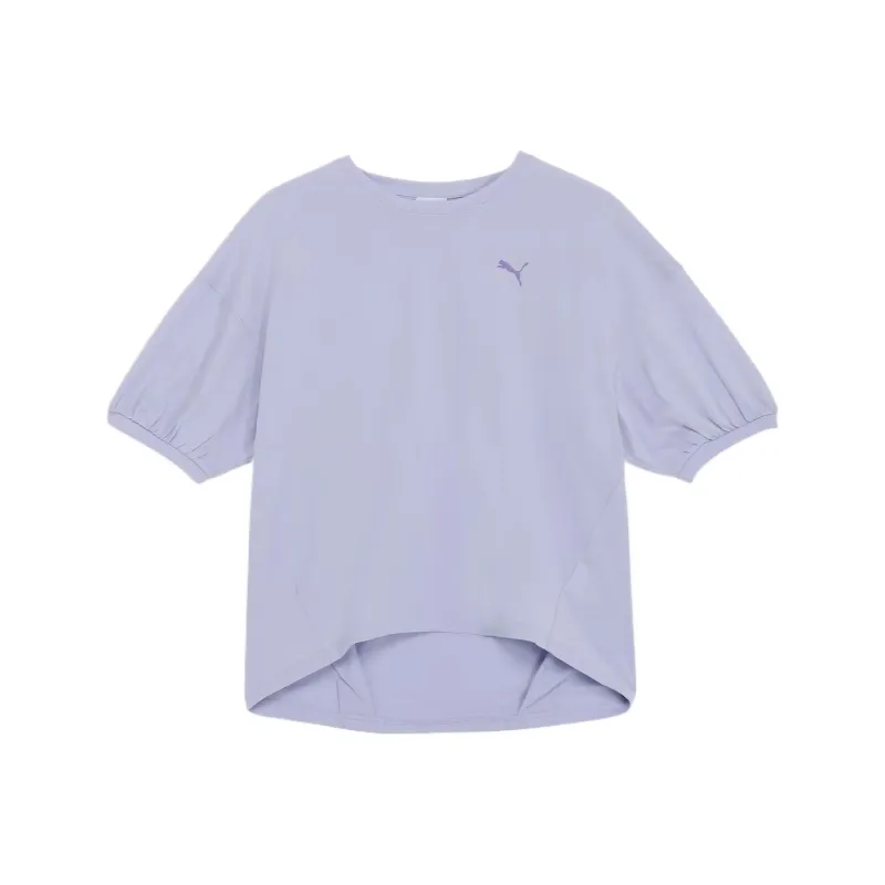 PUMA Puff Sleeve T Shirt Women's Purple-0