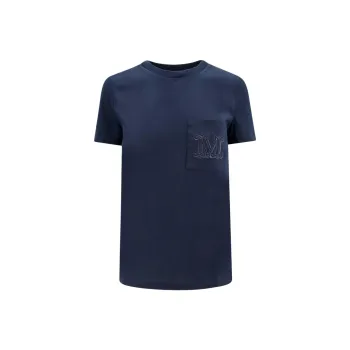 MaxMara Papaia Logo embroidered T shirt