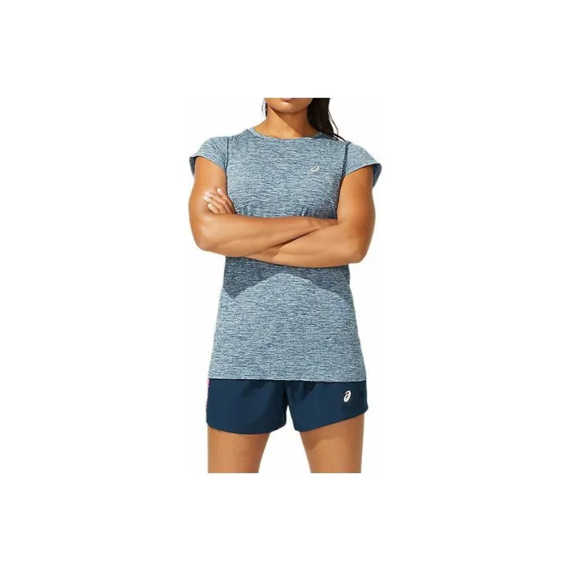 Asics Race Seamless Short Sleeve Top T-Shirt Women's Gray-0