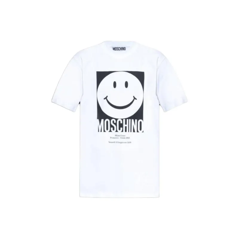 MOSCHINO X Smiley Crewneck T Shirt-0