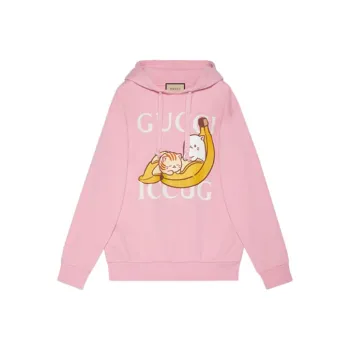 GUCCI X Bananya Hoodie Pink