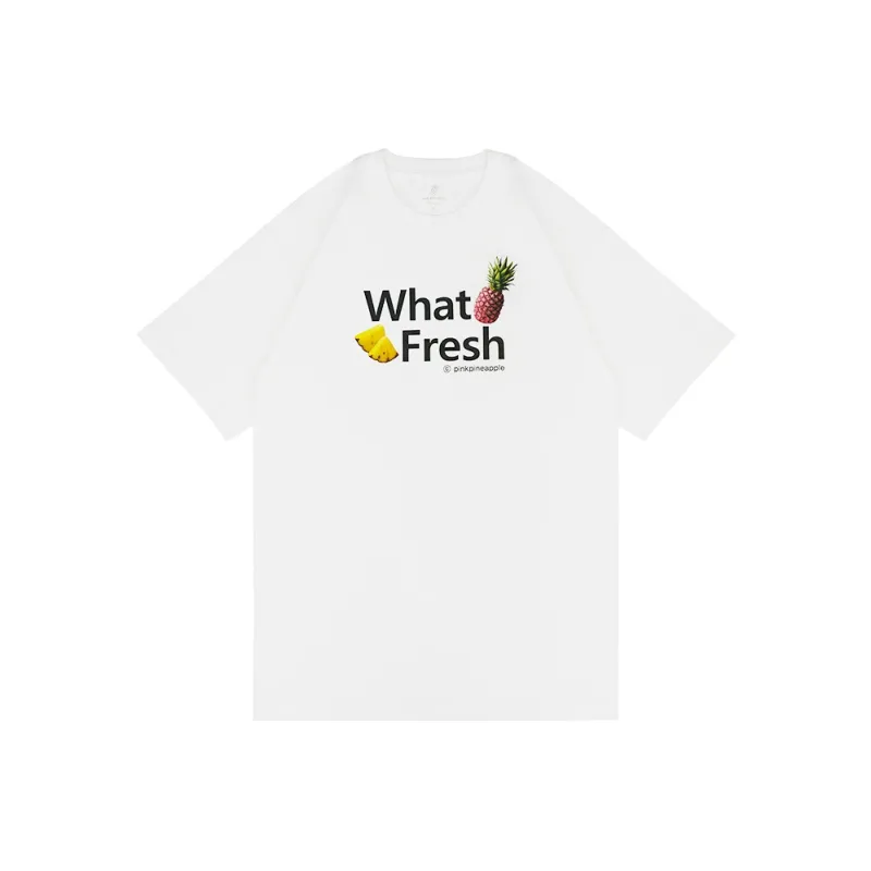 Pink Pineapple T-Shirts Women's-0