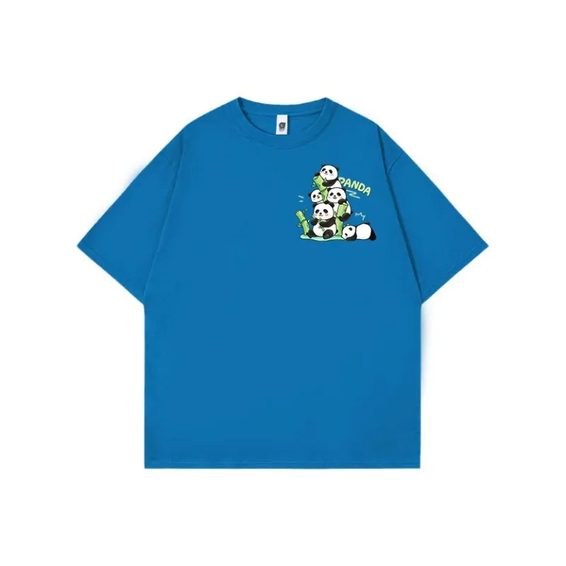 PANDA BASE T Shirts Women's-3