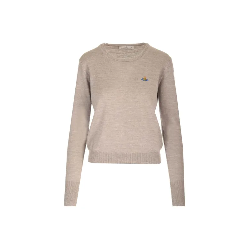 Vivienne Westwood Orb Embroidered Crewneck Jumper-0