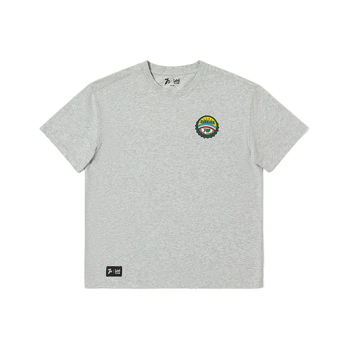 Lee X 7up T Shirts Women's Gray-0