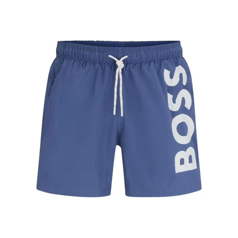 Boss Logo print Swim Shorts-0