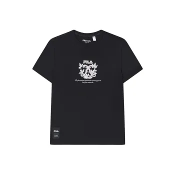 FILA Heritage SS24 Set in Sleeve T Shirt Women's Jet Black