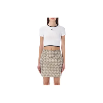 Marine Serre T Shirts Women's White