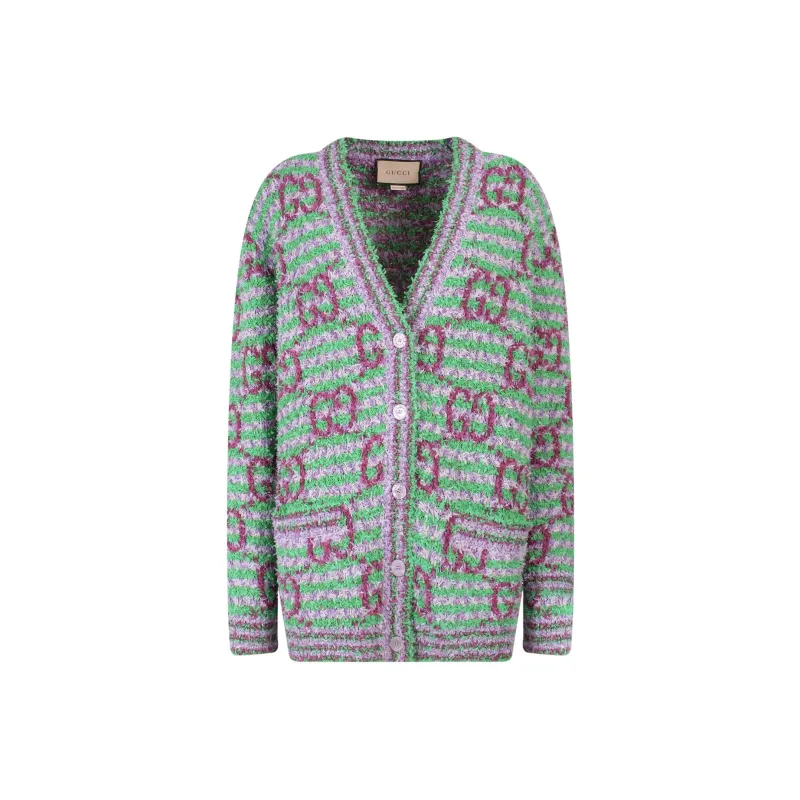 GUCCI GG intarsia Cardigan-0