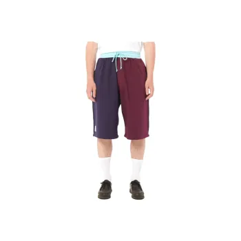 PACCBET Patchwork Detailed Drawstring Waist Shorts