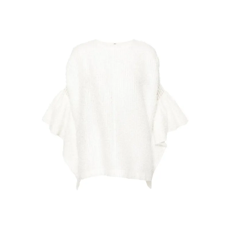JUNYA WATANABE Flared cuffs Bouclé Blouse-0