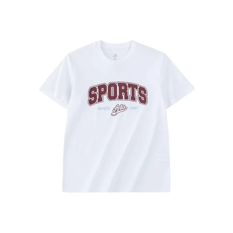 ANTA Life Collection T-Shirts Women's Snowflake White-0