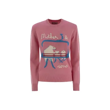 MC2 Saint Barth Bears Intarsia Knit Crewneck Jumper