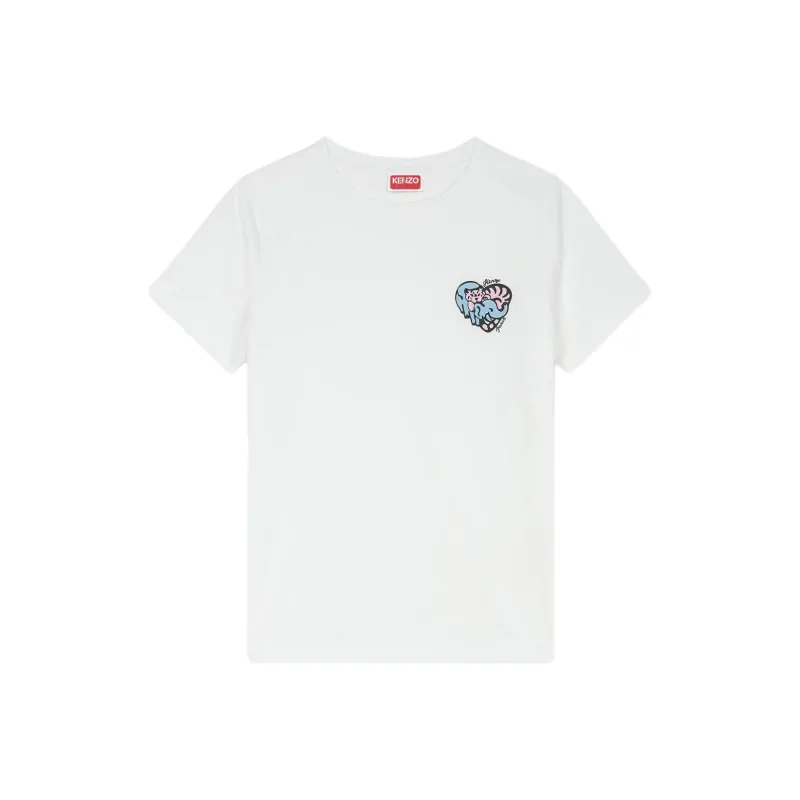 KENZO Jungle Heart Crewneck T Shirt-0