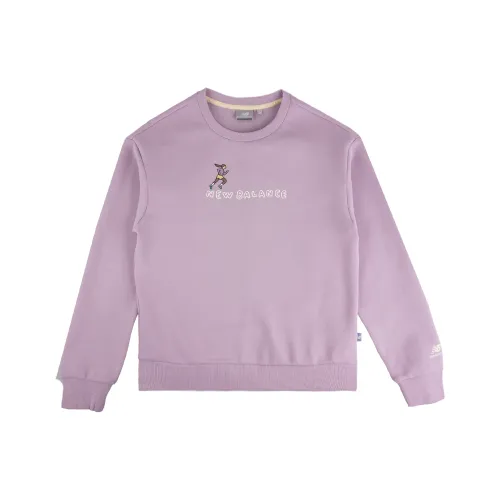 New Balance Sweatshirts Women's Light Purple