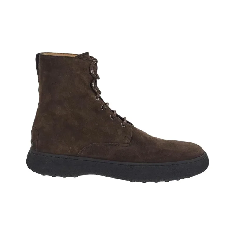 TOD'S Winter Lace Up Ankle Boots-1