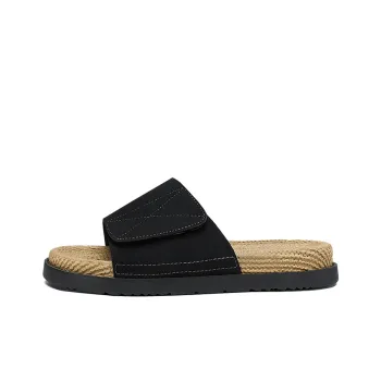 NANJIREN Slide Slippers Men Black/Sand/Yellow