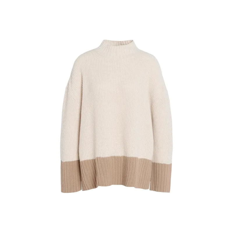 BARBOUR Barbour Elsa Knitted Jumper Sweater Women's Khaki-0