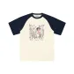 Apricot/Navy Blue