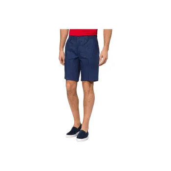 STEFANO RICCI Casual Shorts Men's Dark Blue