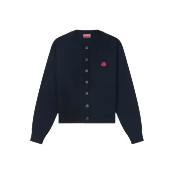 KENZO Logo Embroidery Cardigan