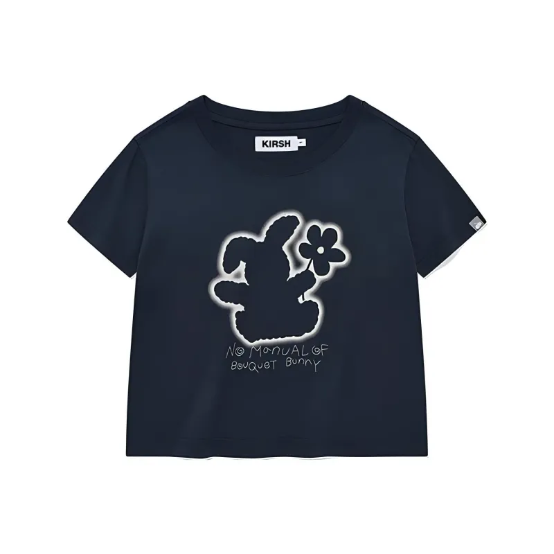 Kirsh SS24 T Shirt Women's Dark Marine Blue-0