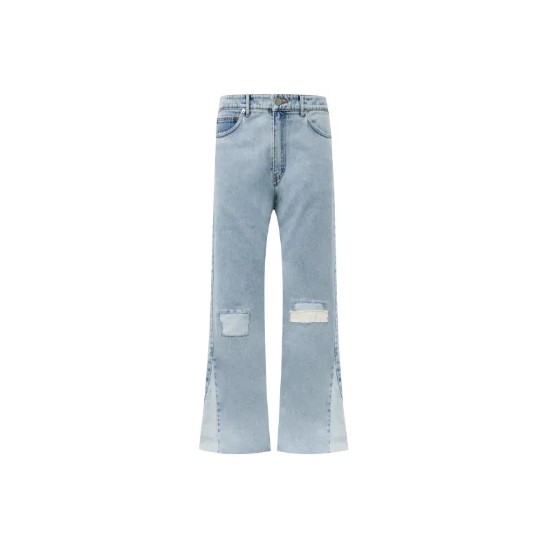 Askyurself Jeans Unisex Washed Blue-0