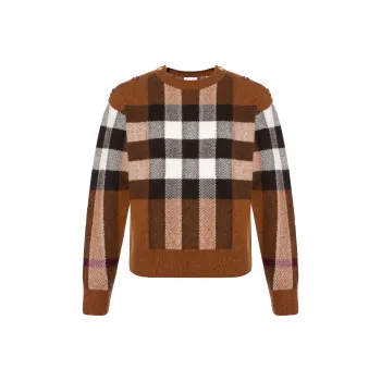 Burberry Check Wool cashmere Jumper