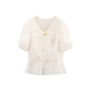 A Paradise For Awakening Shirt Women's Beige