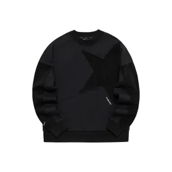 Erke Sweatshirt Fall And Winter Women's Jet Black
