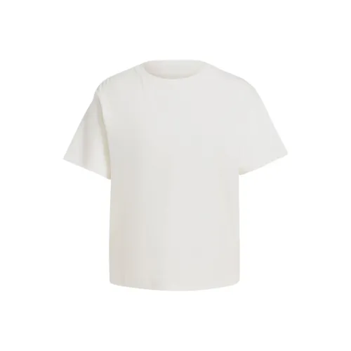 Adidas Women's Signature Graphic Print T Shirt Off White