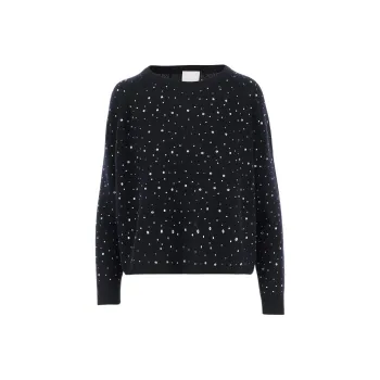 ALLUDE Rhinestone embellished Sweater