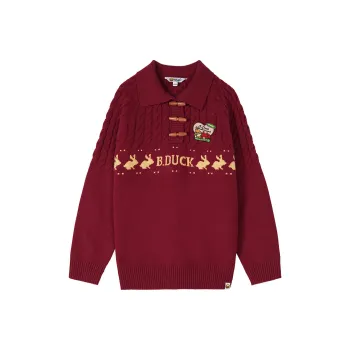 B.Duck Sweaters Women's Red