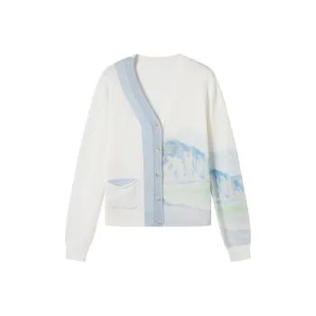 DIALOGUE Sweater Women's Landscape Print