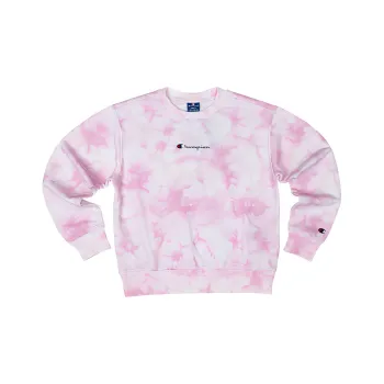 Champion Crew Neck Loose Fit Sweatshirt Women's Pink