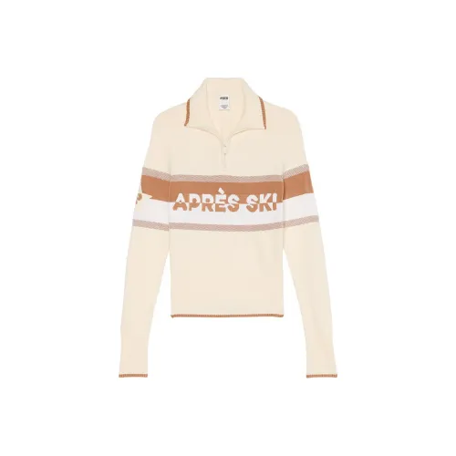 Victoria's Secret PINK Varsity Knit Half Zip Sweater/White Shell Sweater Women's White Shells
