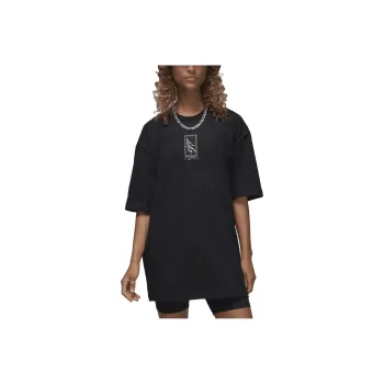 JORDAN Flight T Shirts Women's Black