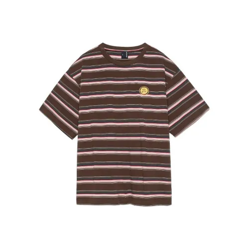 HDPV T Tunic shirt Unisex Brown Stripes