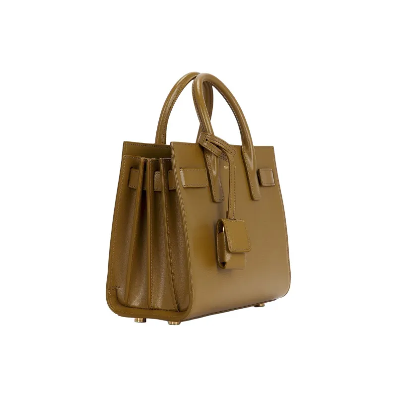 SAINT LAURENT SAC DE JOUR Leather One Shoulder Handbag Nano Women's Jasper-2