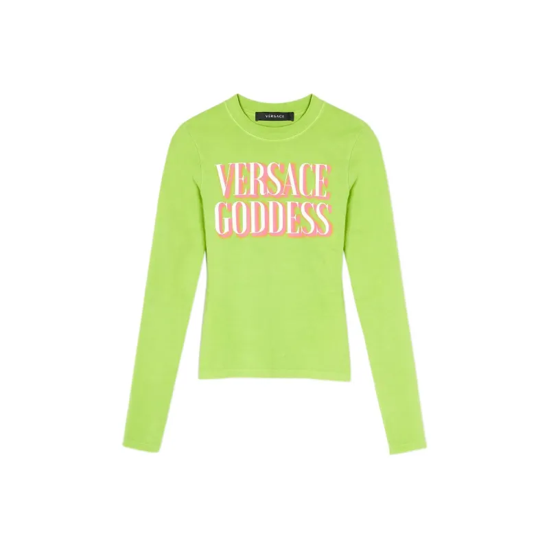 VERSACE T Shirts Women's Green-0