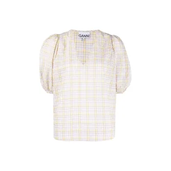 GANNI Shirts Women's Yellow