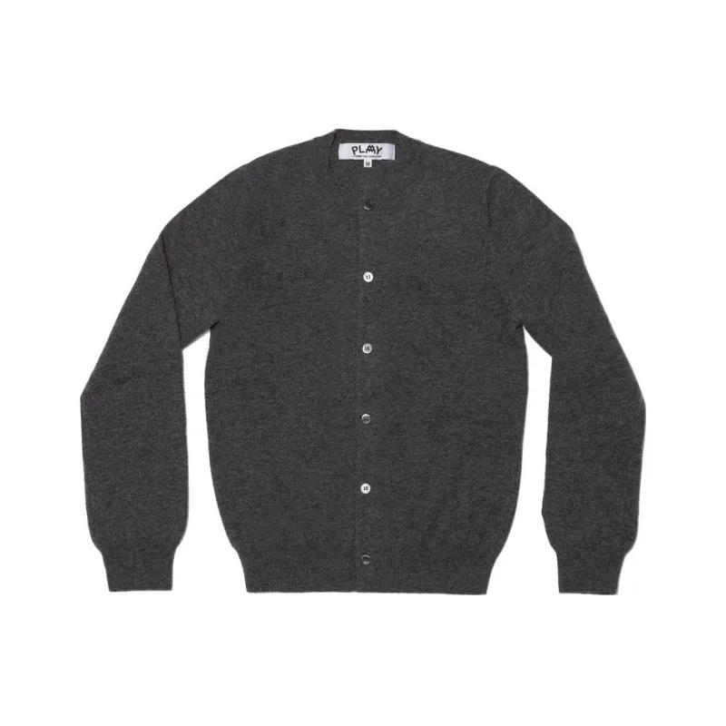 CDG Play Sweaters Women's Dark Gray-0