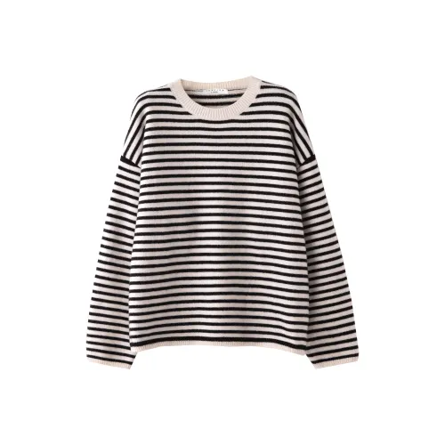 Tonlion Sweater Women's White Tone