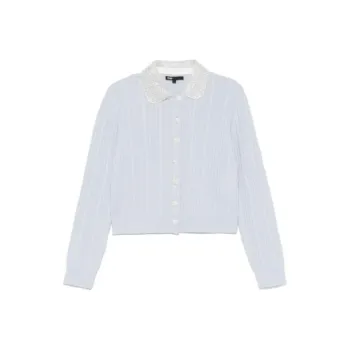 Maje Embellished-collar Cardigan
