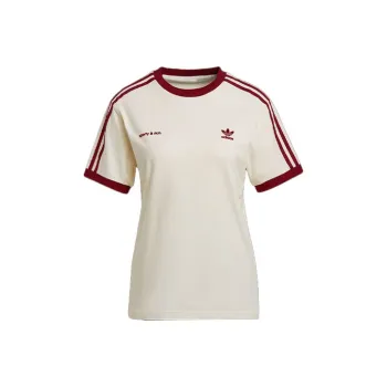 Adidas Originals Set in Sleeve T Shirt Women's Ivory