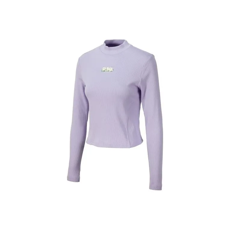 PUMA T Shirt Women's Light Purple-0
